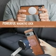 thumbnail image 5 of Dteck for Google Pixel 7 Pro Case Magnetic with Detachable Card Holder Wallet, Magnetic Phone Cover Compatible with MagSafe, Premium PU Leather Slim Shockproof Case for Pixel 7 Pro,Brown, 5 of 7