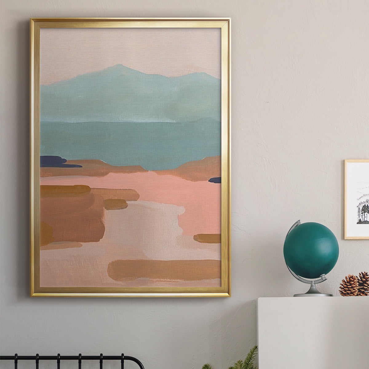 Desert Sunrise I Premium Framed Print, in Gold, Black, or Silver - Ready to Hang