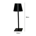 thumbnail image 3 of Lámpara de escritorio LED Control táctil Lámpara de mesa nórdica para cocina Dormitorio (Cuadrado negro), 3 of 6