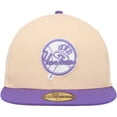 thumbnail image 2 of Men's New Era Peach/Purple New York Yankees Subway Series Side Patch 59FIFTY Fitted Hat, 2 of 6