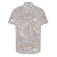 thumbnail image 4 of Xdegoge Camo Shirts for Men Button Up Short Sleeve Summer Hawaiian Vacation Collared Shirt Casual Hunting Lightweight Camouflage Graphic Tee Shirt Outdoor Hiking Camping Fishing Shirt Flash, 4 of 5