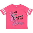 thumbnail image 3 of Inktastic My Great Grandma is My Hero Breast Cancer Awareness Boys or Girls Toddler T-Shirt, 3 of 5