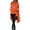 Orange, variant on IROINNID Women's Long Sleeve Hoodie Thigh-Length Print Leisure Plus Size Medium And Long Tops Sweatshirts Pullover, Orange