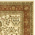 thumbnail image 3 of Safavieh Lyndhurst Collection LNH214R Traditional Oriental Ivory and Rust Square Area Rug (10' Square), 3 of 3