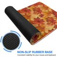 thumbnail image 6 of Autumn Leaves Of Maple Print Mouse Mat, Rectangle Large Non-Slip Rubber Gaming Mouse Pad with Stitched Edges, Office Mouse Pad for Women Men Kids, 31.5x15.7in, 6 of 7