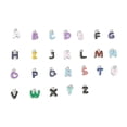 thumbnail image 2 of Dijes de letras DIY, cuentas de letras creativas para hacer collares, joyas y pulseras Plata, 2 of 9