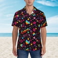 thumbnail image 2 of Balery Lgbt Rainbow For Pride Camisas hawaianas de manga corta para hombre, camisas playeras de corte holgado, camisas de vacaciones con botones,XX-Large, 2 of 7