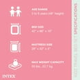 thumbnail image 2 of INTEX Inflatable Kidz Travel Bed Set: Air Mattress w/Hand & Electric Pump, 2 of 10