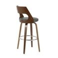 thumbnail image 4 of LumiSource Cecina 30 in. Keyhole Swivel Bar Stool - Set of 2, 4 of 6