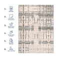 thumbnail image 5 of nuLOOM Ariana SpinClean Machine Washable Abstract Area Rug, 5' x 8', Ariana Grey, 5 of 8