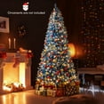thumbnail image 2 of Costway 8 FT Artificial Christmas Tree, with 420 Warm White LED Lights 8 Lighting Modes, 2 of 10