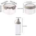 thumbnail image 3 of 12 Pcs Mini Plastic Sauce Squeeze Bottle Seasoning Box Salad Dressing Containers Outdoor Barbecue Kitchen Accessories, 3 of 8