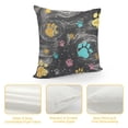 thumbnail image 4 of MDO  Dog Paw One Throw Pillow with Cover for Couch Bed Sofa, 18 x 18 Decorative Pillows w/Case, 4 of 5