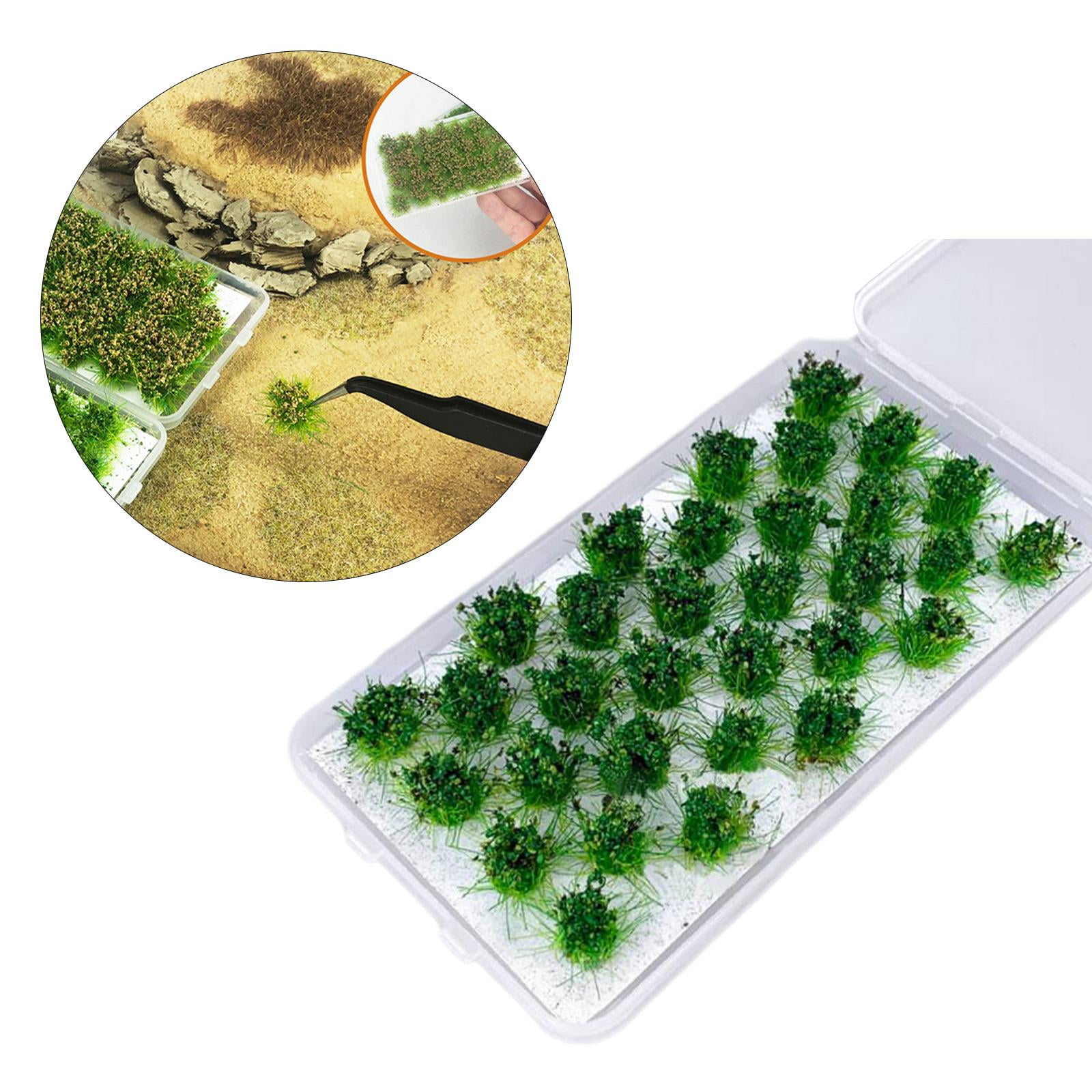 Bushy Miniature Grass Tufts Miniature Scenery Model Wasteland Tuft Dioramas Landscape Artificial