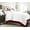 Burgundy, variant on DNG Creations 1 Piece Two Tone Duvet Cover 100% Egyptian Cotton, 800 Threads Count With Zipper Closure & Corner Ties ( Solid White/ Teal - Twin/Twin XL )