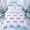 Blue 01, variant on Erosebridal Girly Pink Bowknot Queen Comforter Set, Cute Love Heart Bedding Comforter Set for Girls, 3pcs