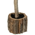thumbnail image 3 of Northlight 14.75in Downswept Glittered Artificial Mini Christmas Tree Wood Base - Unlit, 3 of 3