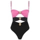 thumbnail image 1 of Traje de baño de una pieza para mujer, conjuntos de bikini para mujer, traje de baño push-up con aberturas que crea una apariencia delgada y a juego con el color., 1 of 2