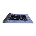 thumbnail image 2 of Ahgly Company Indoor Square Oriental Blue Industrial Area Rugs, 8' Square, 2 of 4