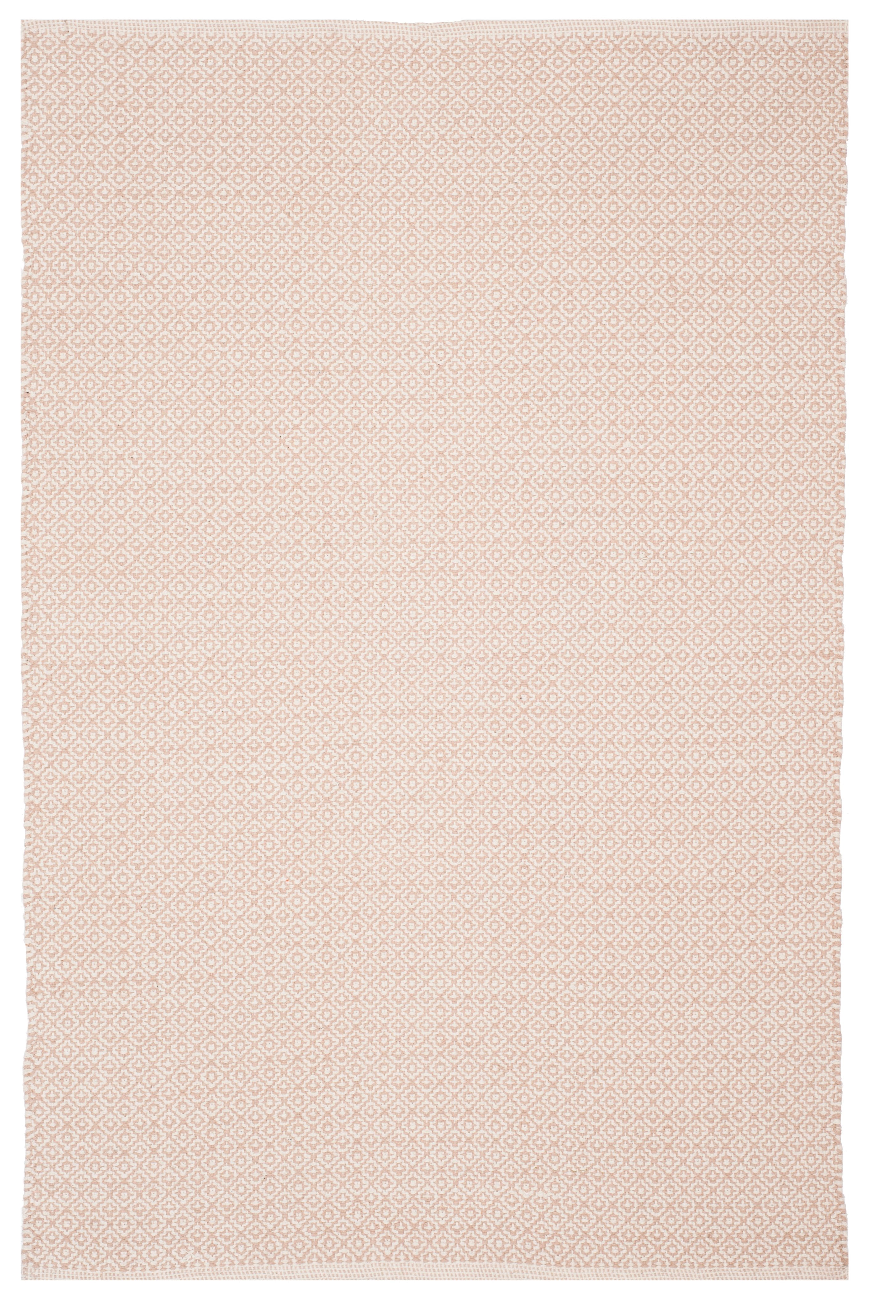 SAFAVIEH Montauk Audra Geometric Cotton Area Rug, Ivory/Beige, 4' x 6'