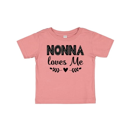 

Inktastic Nonna Baby Clothes Grandchild Gift Baby Girl T-Shirt