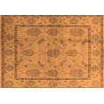 thumbnail image 1 of Ahgly Company Machine Washable Indoor Rectangle Oriental Orange Industrial Area Rugs, 5' x 7', 1 of 4