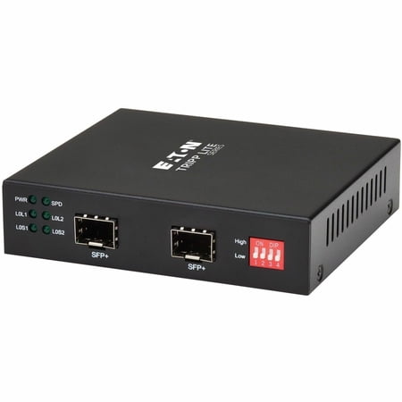 Tripp Lite series N786-MDC-SFPSFP Fiber Optic Mode Converter - 0.9 Height x 2.9 Width x 4.3 Depth - Black - Metal Box