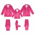 thumbnail image 7 of Family Christmas Pjs Flannel Pajamas Long Sleeve Button down Nightwear Warm Pjs Pajamas Family Set, 7 of 7