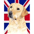 thumbnail image 1 of Carolines Treasures SC9833CHF Labrador avec le Drapeau Britannique Drapeau Anglais Jack House Size, 1 of 4