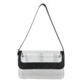 thumbnail image 1 of Bolso Hombro Transparente PVC Monedero Transparente Lindo Informal para Conciertos (negro), 1 of 9