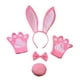 thumbnail image 3 of 4x conjunto de disfraces de para niños adultos, lindos accesorios de disfraces de animales, diadema con orejas de conejo, guantes, pajarita y, 3 of 8