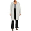 Terra & Sky Women's Plus Size Hooded Duster