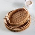 thumbnail image 3 of Bandeja de almacenamiento tejida de ratán Afortunado Sencillez, 3 of 5