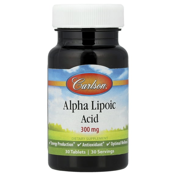 Carlson Alpha Lipoic Acid, 300 mg, 30 Tablets