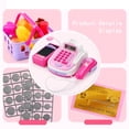 thumbnail image 4 of Electronic Cash Register Toy, Pretend Play Money Machine, Realistic Sound Effects + Lcd Screen, Kid-Friendly Design, for Children Ages 3-8, Interactive Learning, Role-Playing Game, Plastic Hzhnb, 4 of 6