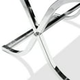 thumbnail image 5 of Furniture of America Monna Metal X-Cross Leg End Table, Chrome, 5 of 7