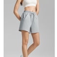 thumbnail image 3 of WEHUSE Women's Bermuda Shorts Running  Shorts with Liner Deep Pockets 7" Long Shorts for Women Lounge Walking Athletic, 3 of 4