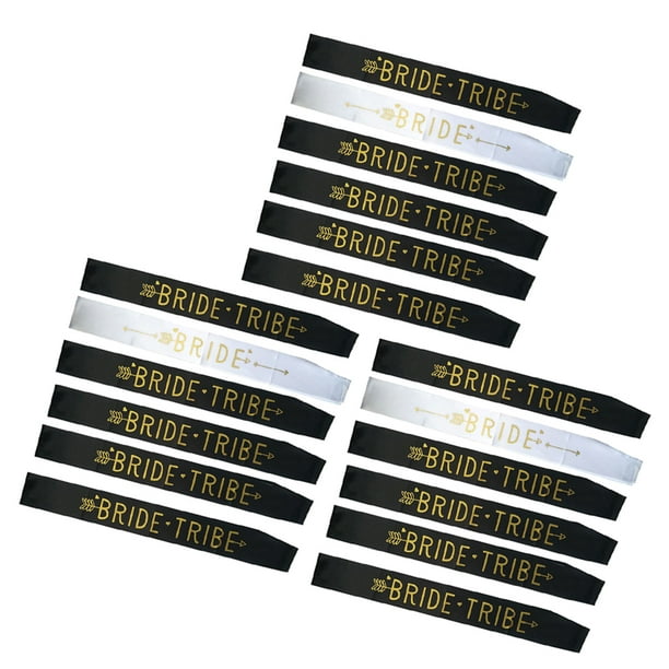 Bride and bridesmaids best sale sashes