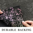 thumbnail image 6 of Math Equations Glowing Formulas Black Pattern Door Rugs,Washable Non Slip Door Mats Indoor,Decorative Door Mats,Entry Mat Indoor for Entrance,Bedroom,Kitchen,Bathroom,17"x30", 6 of 6