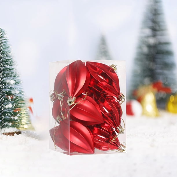 12 Adornos Navideños de Palomitas de Maíz de Plástico Galvanizado | Decoraciones Navideñas Colgantes Únicas | Colgantes Duraderos y Resistentes a La Decoloración para Árboles, Puertas, Habitaciones y