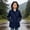 Navy, variant on FSYBOA Girls Windbreaker Jackets Size 14-16T, Comfortable Full Zip Long Sleeve Waterproof Hooded Outerwear Pink