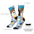thumbnail image 5 of Lsque Bluey Printed Men's Crew Socks, Soft Durable Breathable Moisture-Wicking with Odor Control Cotton socks, 5 of 7