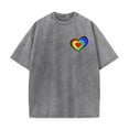 thumbnail image 4 of EchfiProm T shirts for Men Cotton Short Sleeve Shirts Valentine Summer Gray Big and Tall Mens Tops Graphic S, 4 of 5