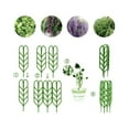 thumbnail image 3 of Mr. Garden Garden Trellis For Mini Climbing Plant Pot Support Leaf Trellis 4"W x 11.7"H 9 Pack Green, 3 of 6