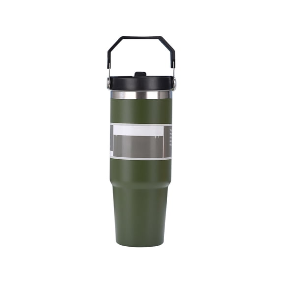 Jubipavy 27oz Large Capacity Stainless Steel Insulated Coffee Mug, Outdoor Portable Sports Thermal Water Bottle for Travel Gym Camping
