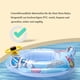 thumbnail image 4 of La isla inflable para nadar para bebés ayuda al bebé a aprender a patear y nadar con una boya inflable, 4 of 5