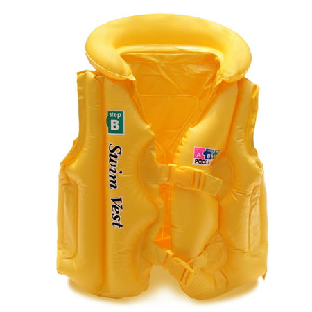 Kid Safety Float Inflatable Swimming Vest Children Life Jacket Safety Swim Floating Drifting Swimsuit