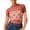 Red, variant on Elippeo Women Lace Top, Crew Neck Short Sleeve See-through Summer Sheer T-shirt Clubwear