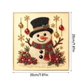 thumbnail image 2 of Christmas Pearl Art DIY Kit, Snowman 3D Diamond Painting Crafts, DIY Xmas Home Decor Wall Art, Beginner DIY Seasonal Party Gift, 2 of 4