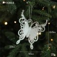 thumbnail image 1 of Fiudx Liquidación de ofertas flash Adornos colgantes con diseño de escena de decoración de polvo navideño, adornos para colgar en la puerta, decoración navideña, 1 of 1